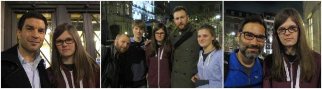 Horne Section meeting the cast