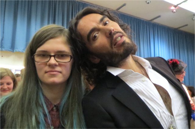 With Russell Brand
